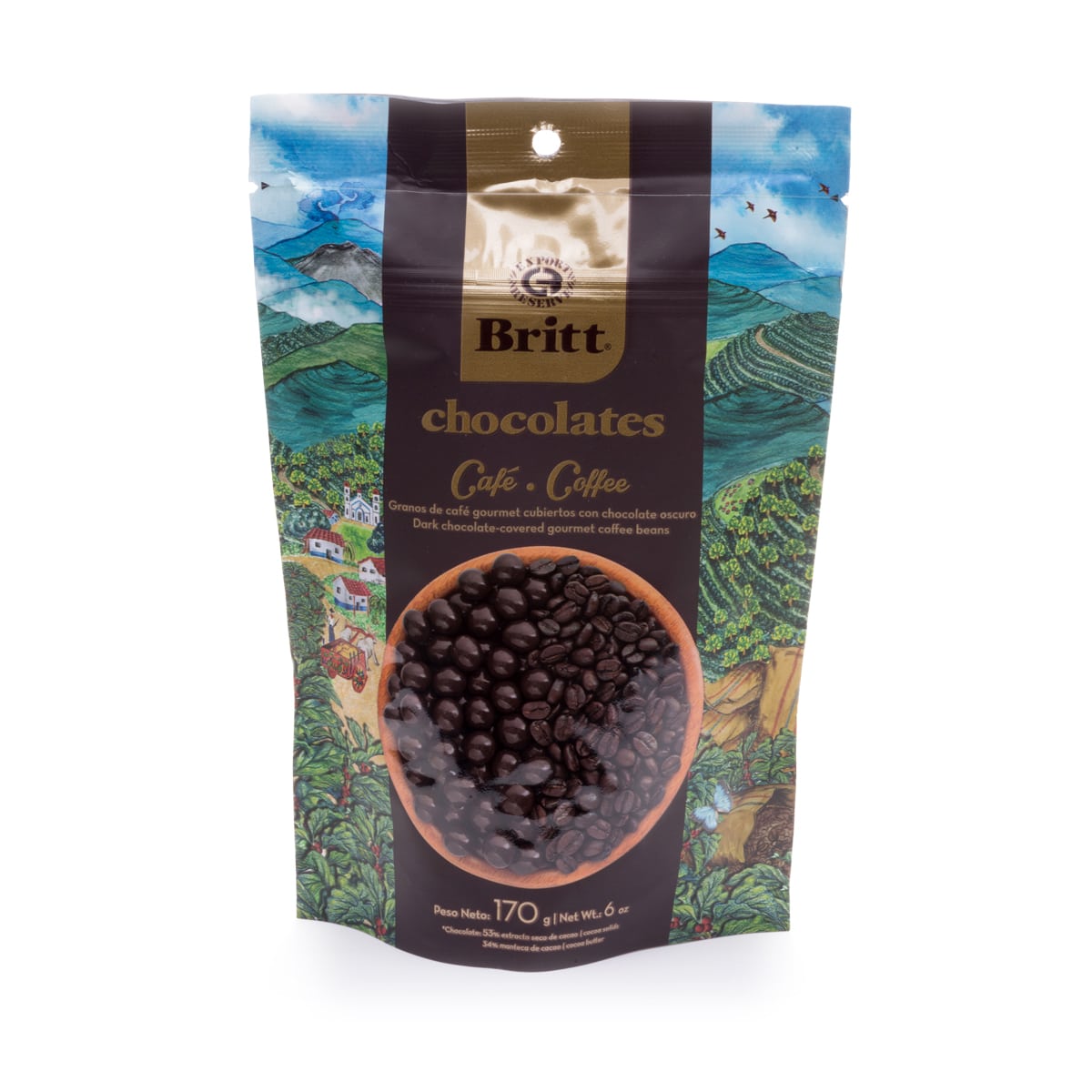 Dark Chocolate Covered Coffee Beans